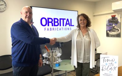 Orbital Fabrications bids farewell to Sue Scrivener, Finance Director